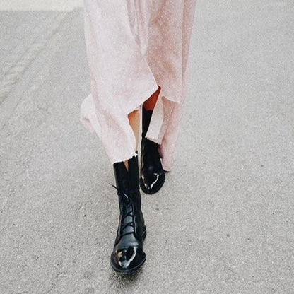 Women’s Classic Lace-Up Combat Style Boots