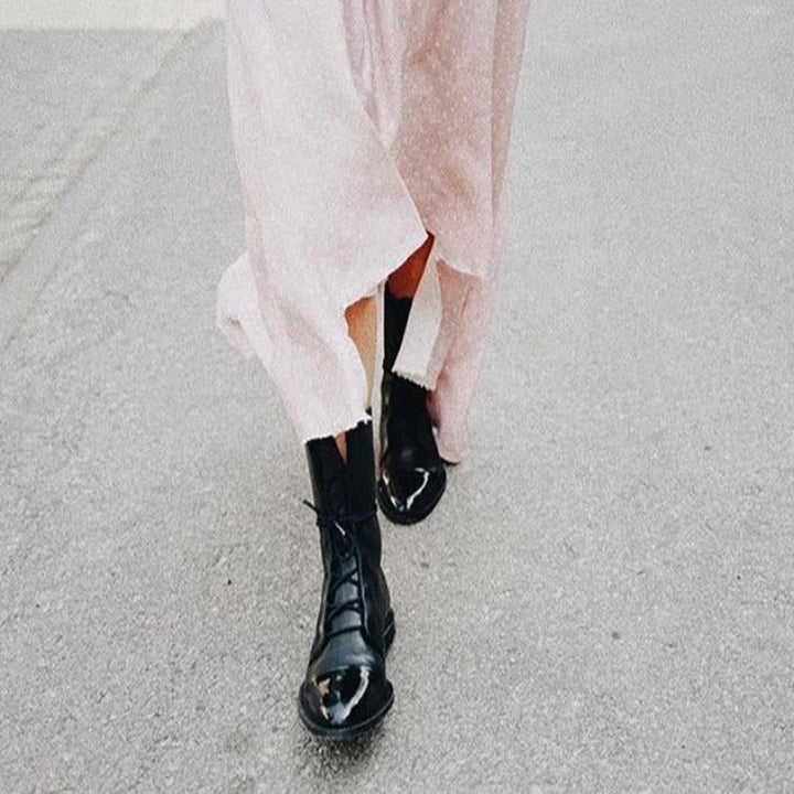 Women’s Classic Lace-Up Combat Style Boots