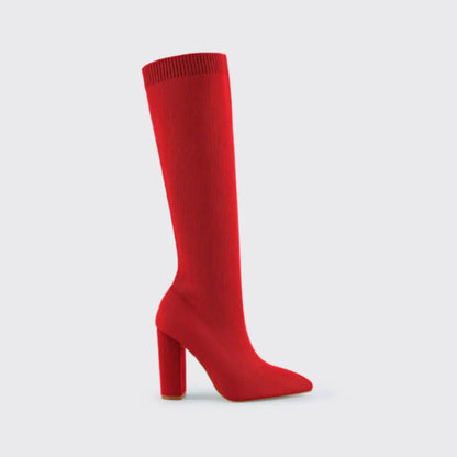 Women’s Winter High Heeled Knee-High Boots