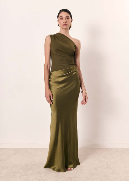 Emily | Vestido de noche elegante de un solo hombro para mujer