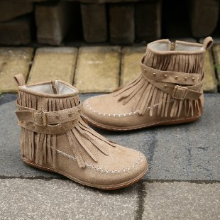 Ella | Women’s Trendy Fringe Detail Ankle Boots
