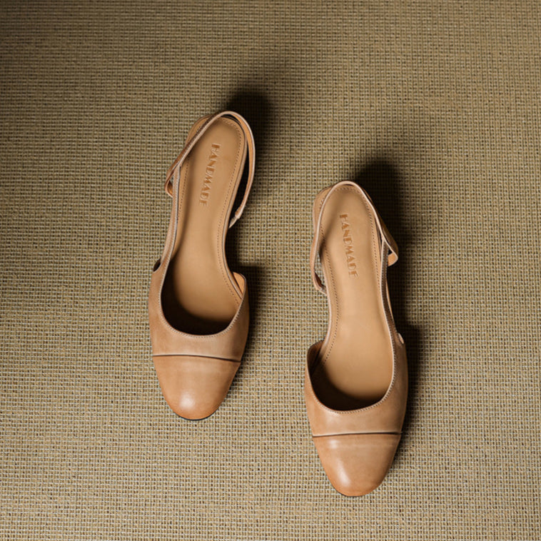 Zapatos de tacón Reyna de cuero genuino