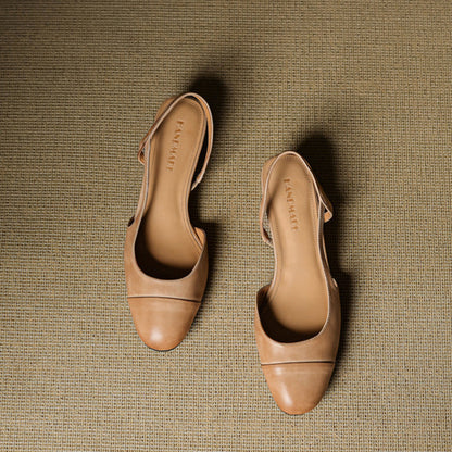 Zapatos de tacón Reyna de cuero genuino