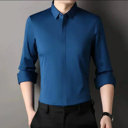 Sharp and Simple Iron-Free Shirt