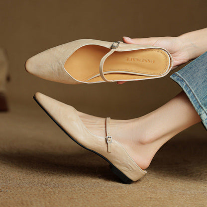 Mules Thea de piel auténtica