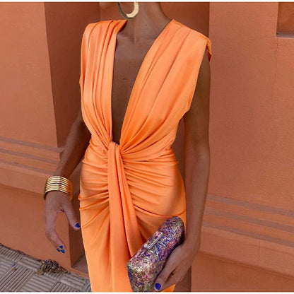 Elaine™ | Vestido elegante con cuello en V