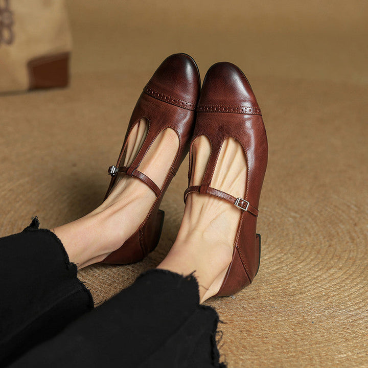 Genuine Leather Flats
