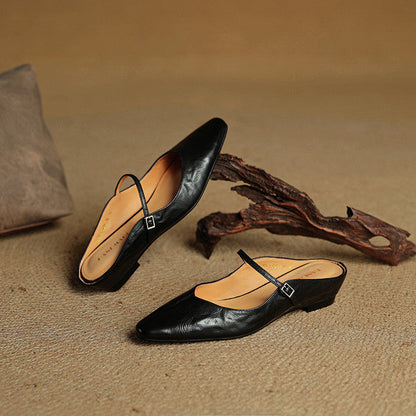 Mules Thea de piel auténtica