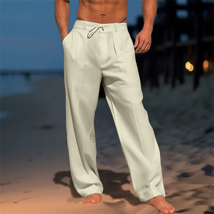 Men’s Spring Drawstring Relaxed Pants