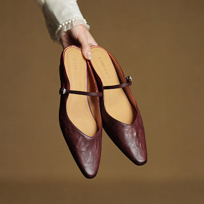 Mules Thea de piel auténtica