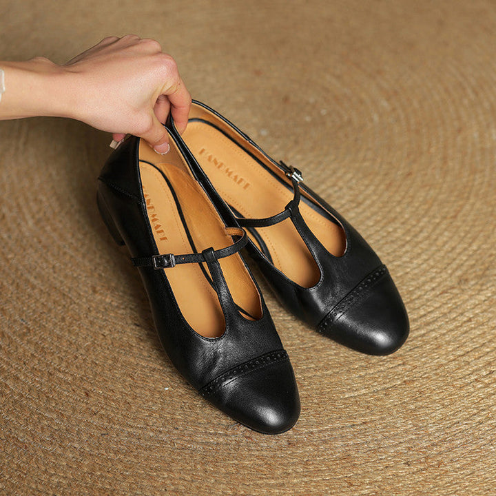 Genuine Leather Flats