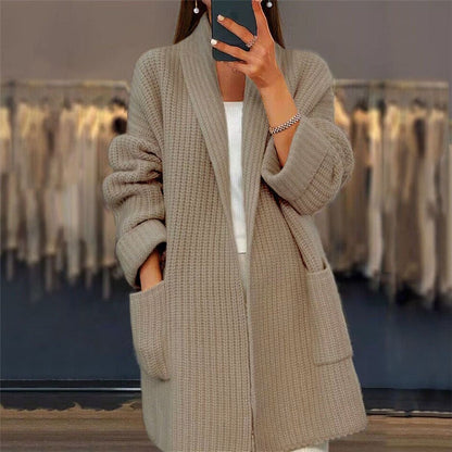 Julia | Cárdigan holgado de invierno extragrande para mujer