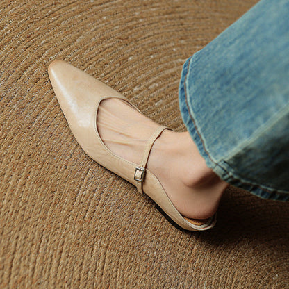 Mules Thea de piel auténtica