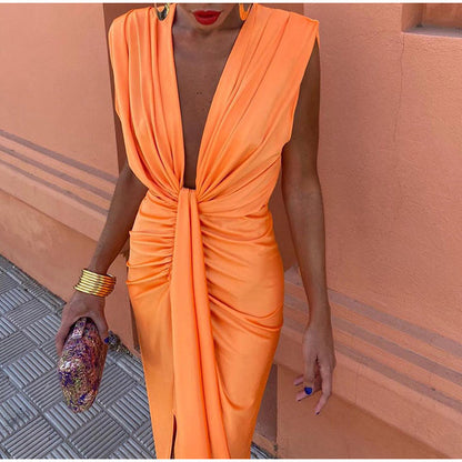 Elaine™ | Vestido elegante con cuello en V