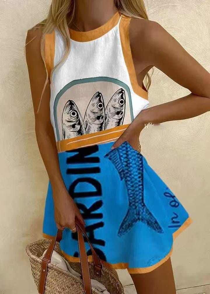 Linen Mini Dress