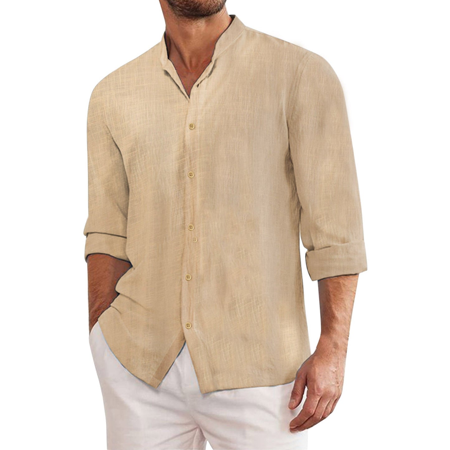 Chic Stand Collar Shirt