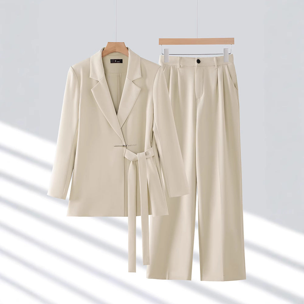 Gabriella | Women’s Tailored Suit Set with Long Blazer