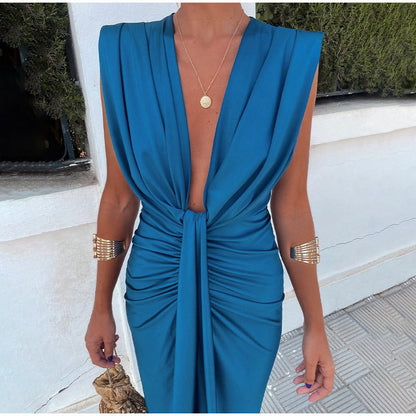 Elaine™ | Vestido elegante con cuello en V