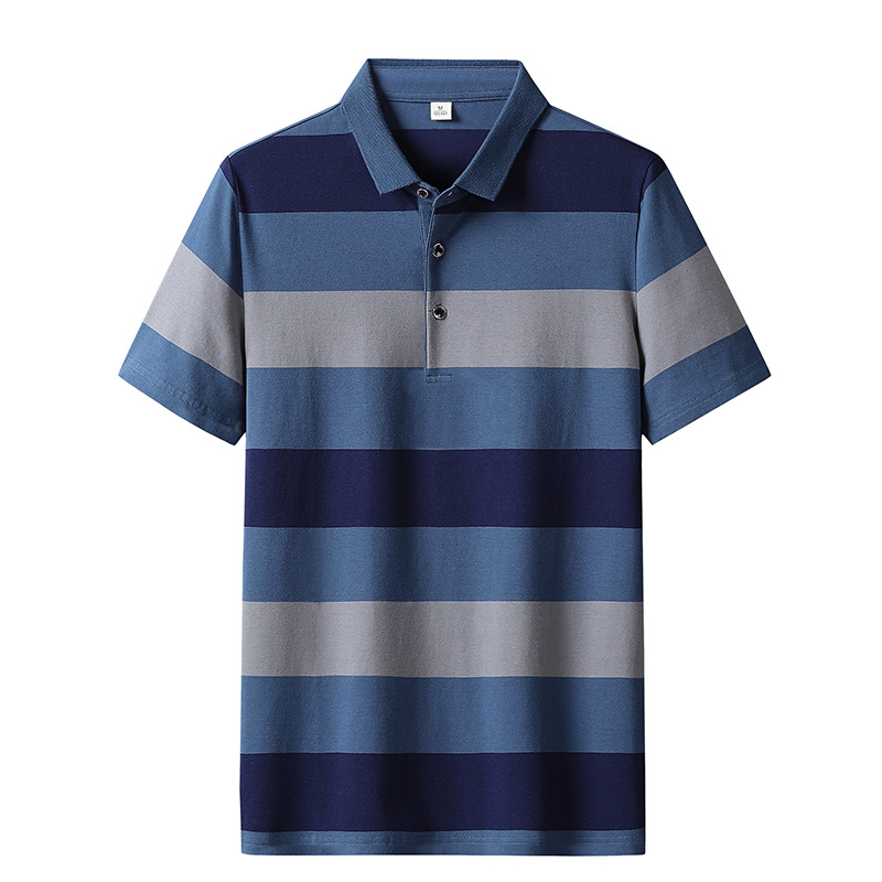 Classic Striped Polo Shirt