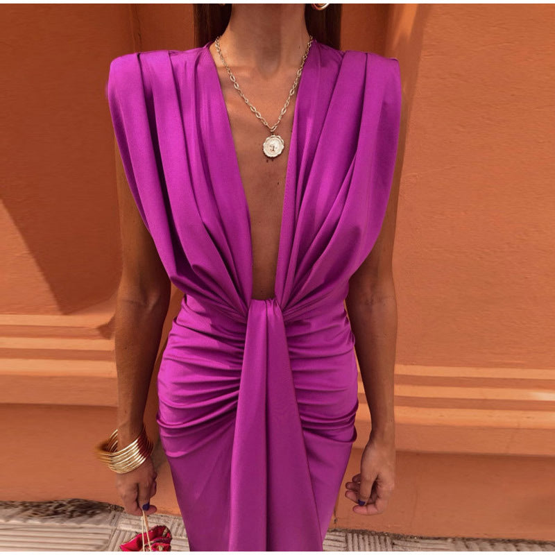 Elaine™ | Vestido elegante con cuello en V