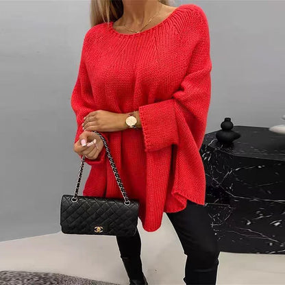 Women’s Winter Loose-Fit Knitted Sweater