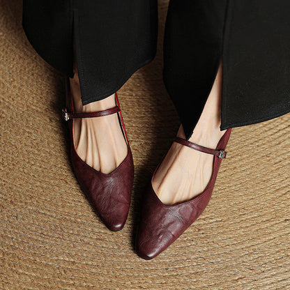 Mules Thea de piel auténtica
