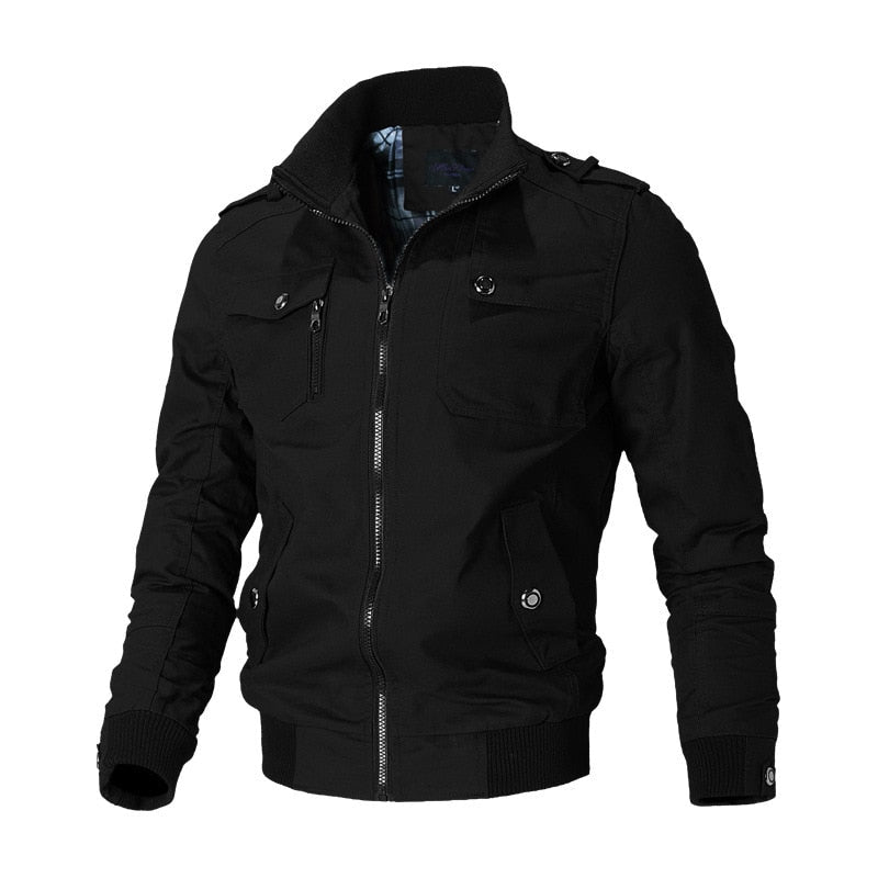 Chaqueta bomber elegante para hombre