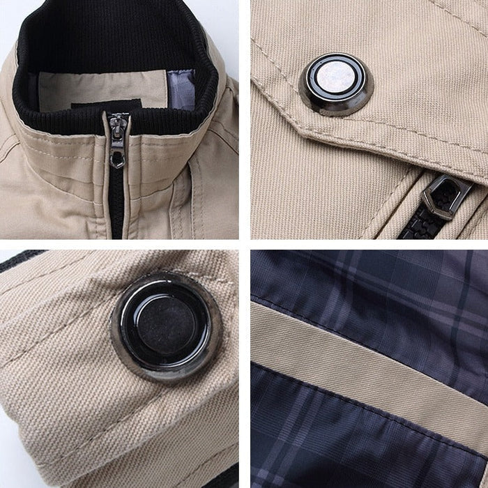 Chaqueta bomber elegante para hombre