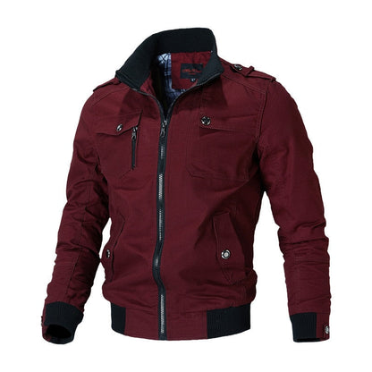 Aiden | Chaqueta táctica informal con cremallera para hombre