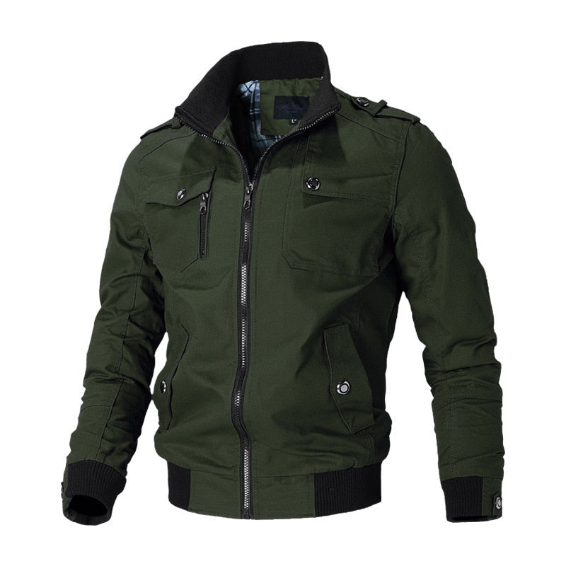 Chaqueta bomber elegante para hombre