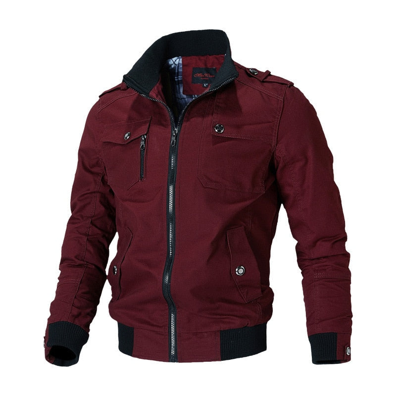 Chaqueta bomber elegante para hombre