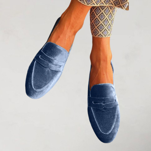 Brenda | Mocasines de terciopelo 