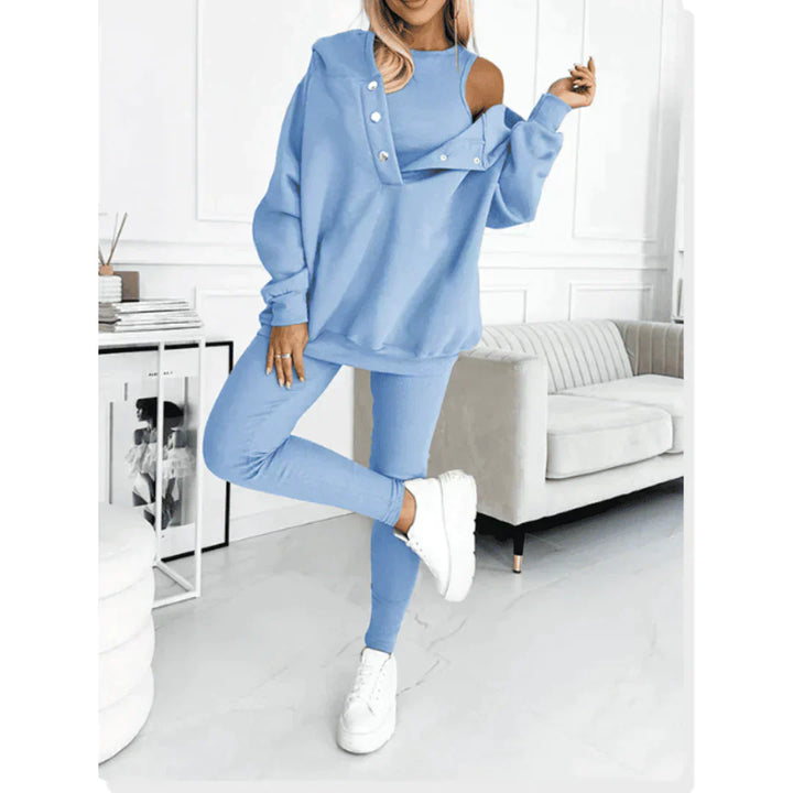 Women’s Trendy Three Piece Lounge Winter Set