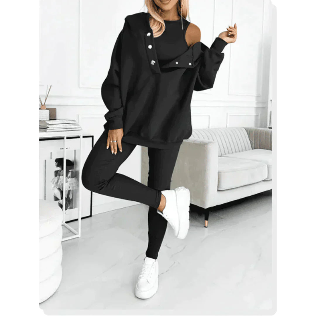 Women’s Trendy Three Piece Lounge Winter Set