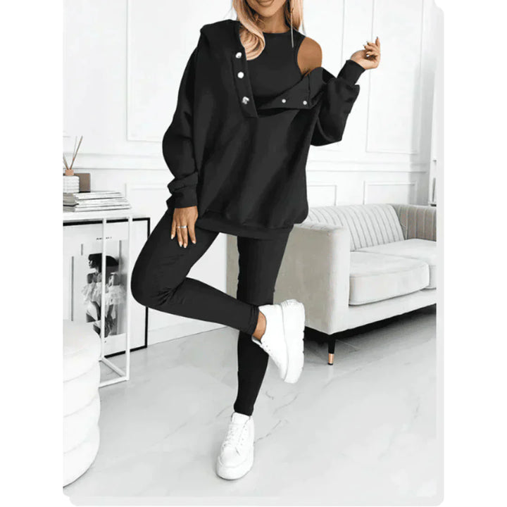 Women’s Trendy Three Piece Lounge Winter Set
