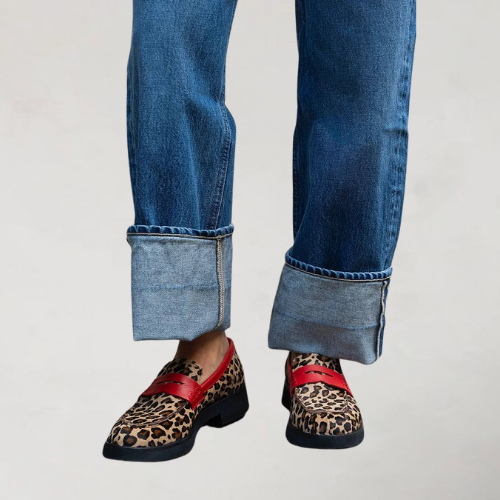 Color Block Loafers