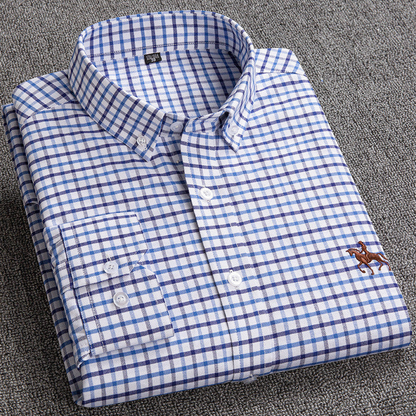 Jason | Camisa a cuadros con botones para hombre