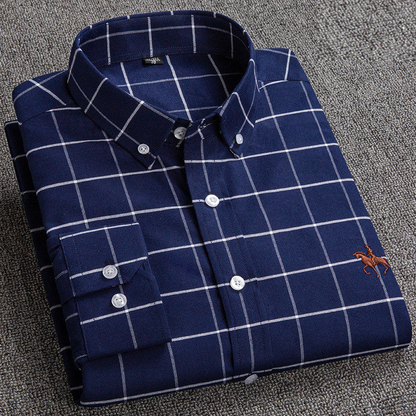 Jason | Camisa a cuadros con botones para hombre