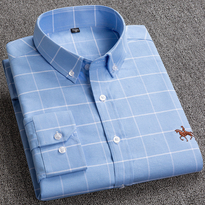 Jason | Camisa a cuadros con botones para hombre