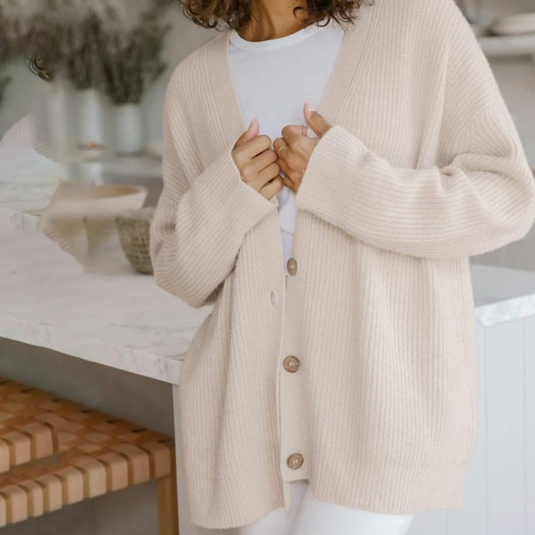 Women’s Cozy Loose-Fit Long Sleeve Winter Cardigan