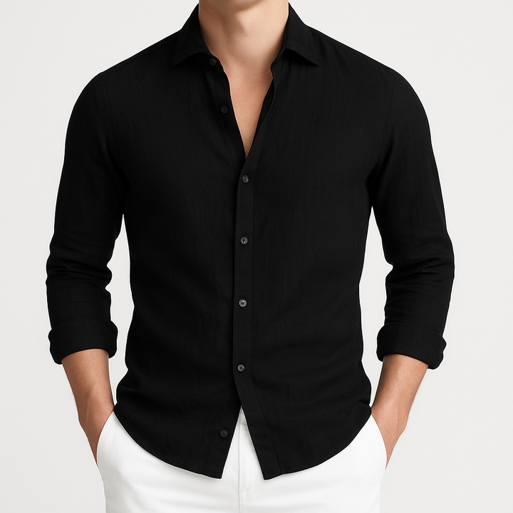 Cozy Long Sleeve Roll-Up Shirt