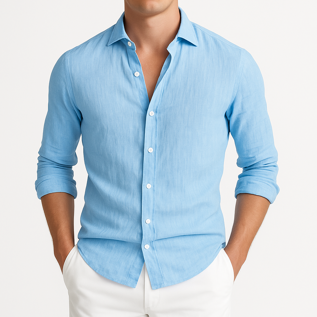 Cozy Long Sleeve Roll-Up Shirt