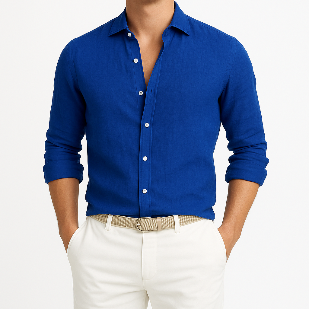 Cozy Long Sleeve Roll-Up Shirt
