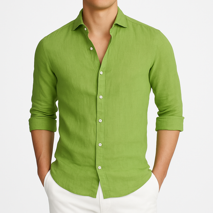 Cozy Long Sleeve Roll-Up Shirt
