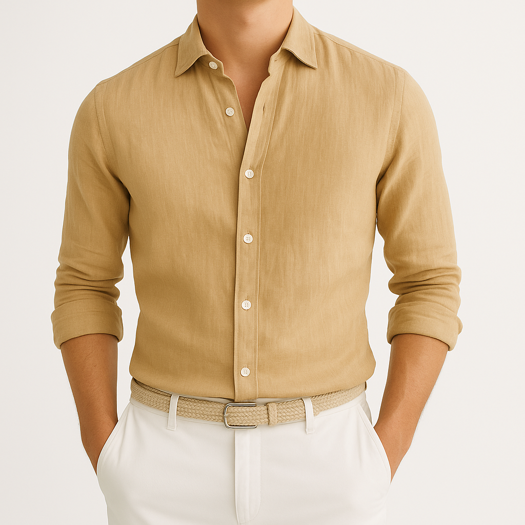 Cozy Long Sleeve Roll-Up Shirt