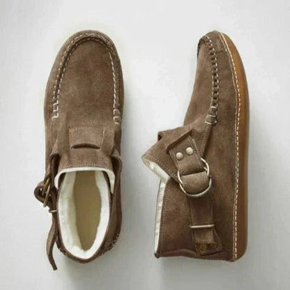 Claire | Zapatos sin cordones con diseño artístico de gato para mujer