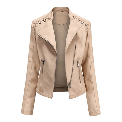 Jazmín | Chaqueta moderna con cremallera frontal para mujer