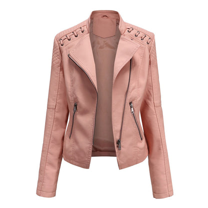 Jazmín | Chaqueta moderna con cremallera frontal para mujer