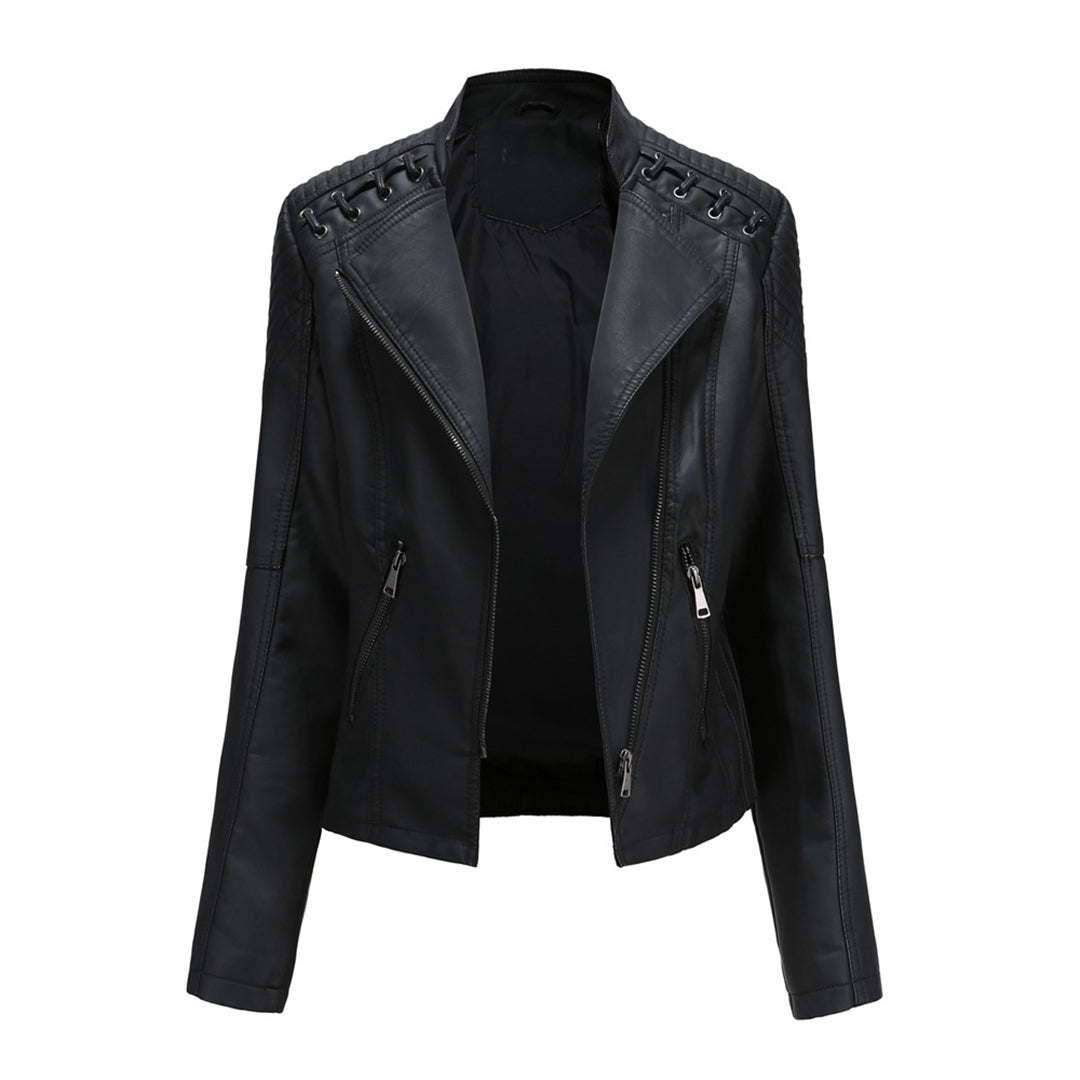 Jazmín | Chaqueta moderna con cremallera frontal para mujer