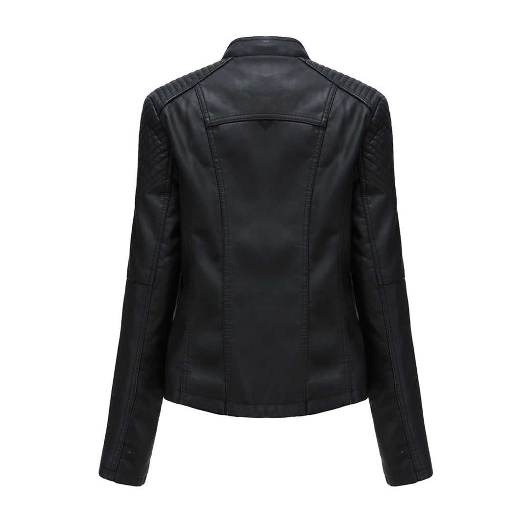 Jazmín | Chaqueta moderna con cremallera frontal para mujer